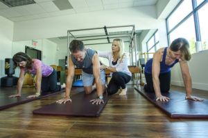 Mat class at Moving Spirit Pilates, North Vancouver, BC 